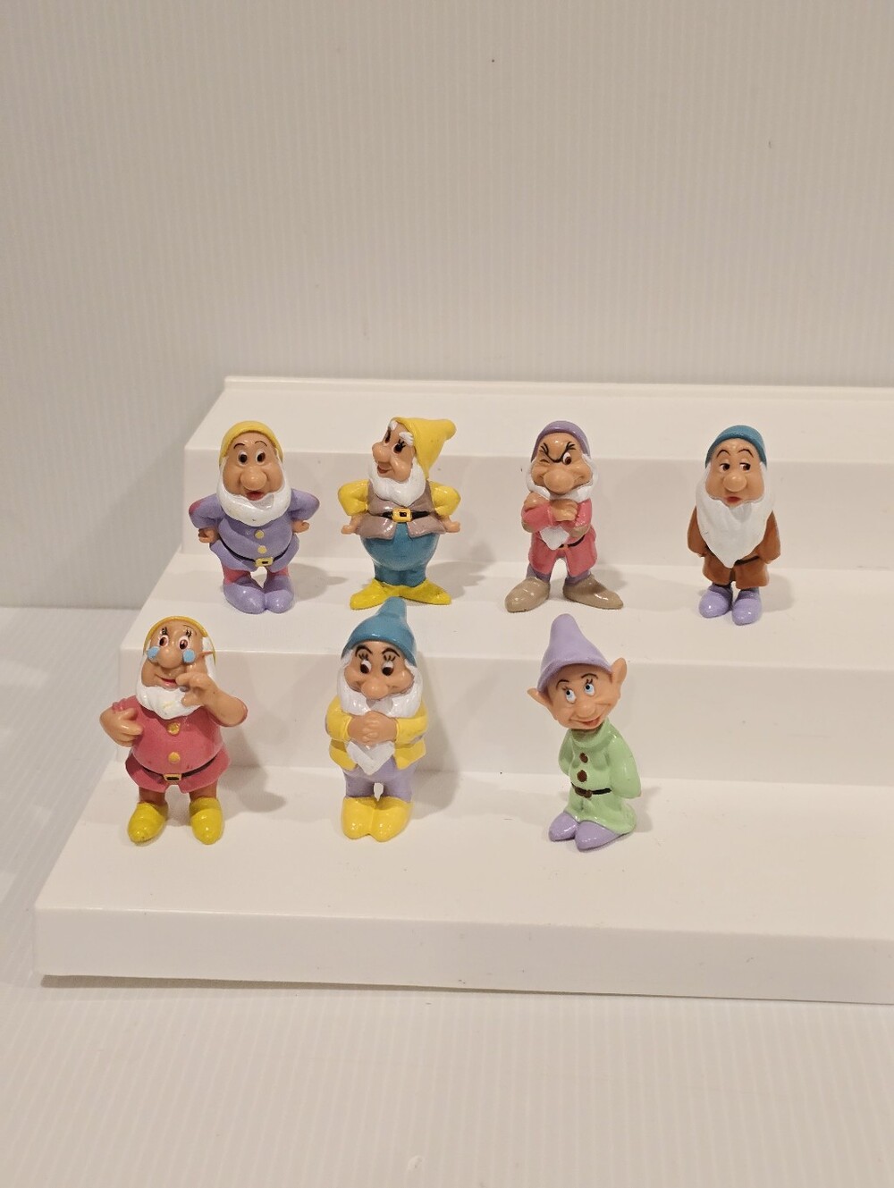 Vintage Disney Snow White's Seven Dwarfs Figurine Set